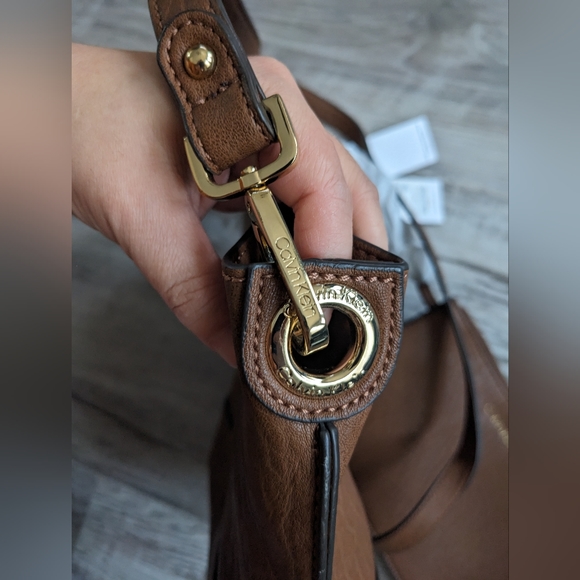 NWT Calvin Klein Tote Shoulder women's handbag crossbody, R-Sonoma H5DEZ4CK lug - Picture 7 of 11